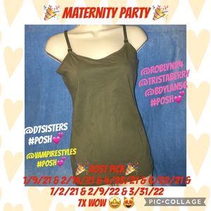 Motherhood Nursing green tank top small 🥳 HP 🎉